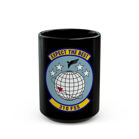 310 Force Support Squadron AFRC (U.S. Air Force) Black Coffee Mug-15oz-Go Mug Yourself