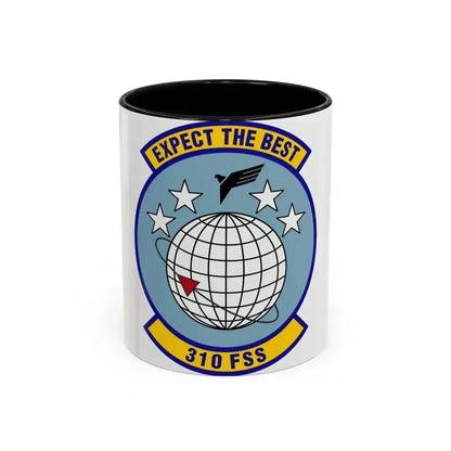 310 Force Support Squadron AFRC (U.S. Air Force) Accent Coffee Mug 11oz Black - Go Mug Yourself
