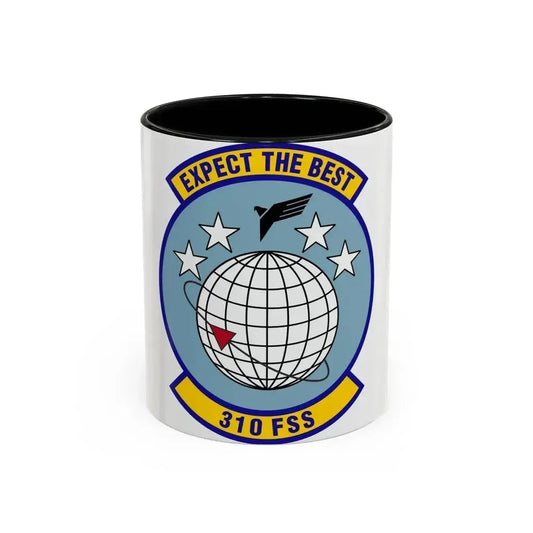 310 Force Support Squadron AFRC (U.S. Air Force) Accent Coffee Mug 11oz Black - Go Mug Yourself