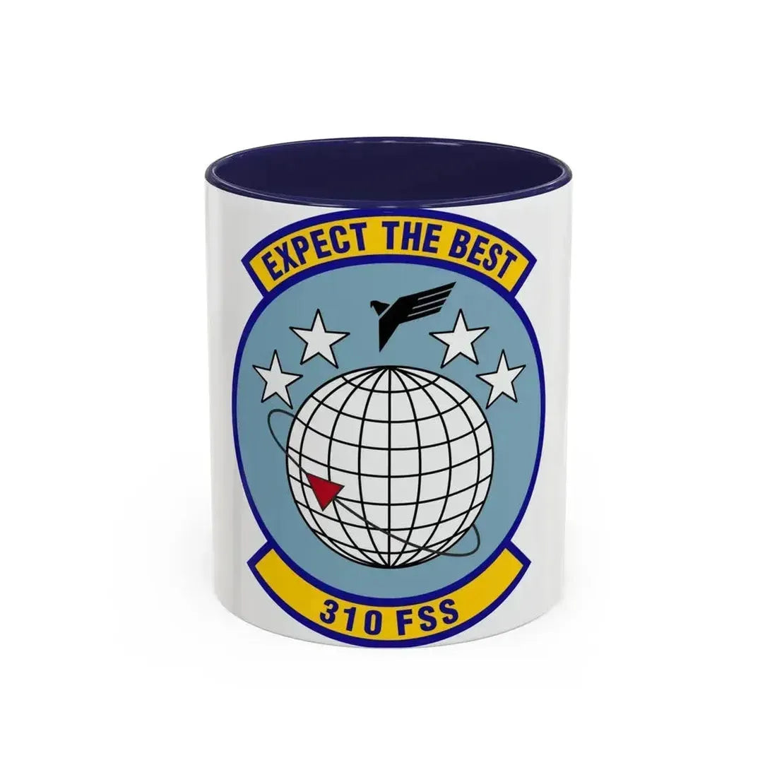 310 Force Support Squadron AFRC (U.S. Air Force) Accent Coffee Mug 11oz Navy - Go Mug Yourself