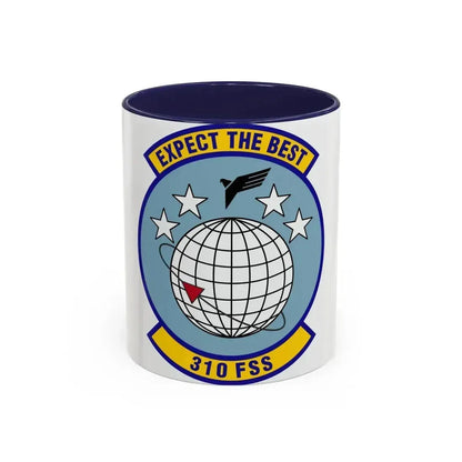 310 Force Support Squadron AFRC (U.S. Air Force) Accent Coffee Mug 11oz Navy - Go Mug Yourself