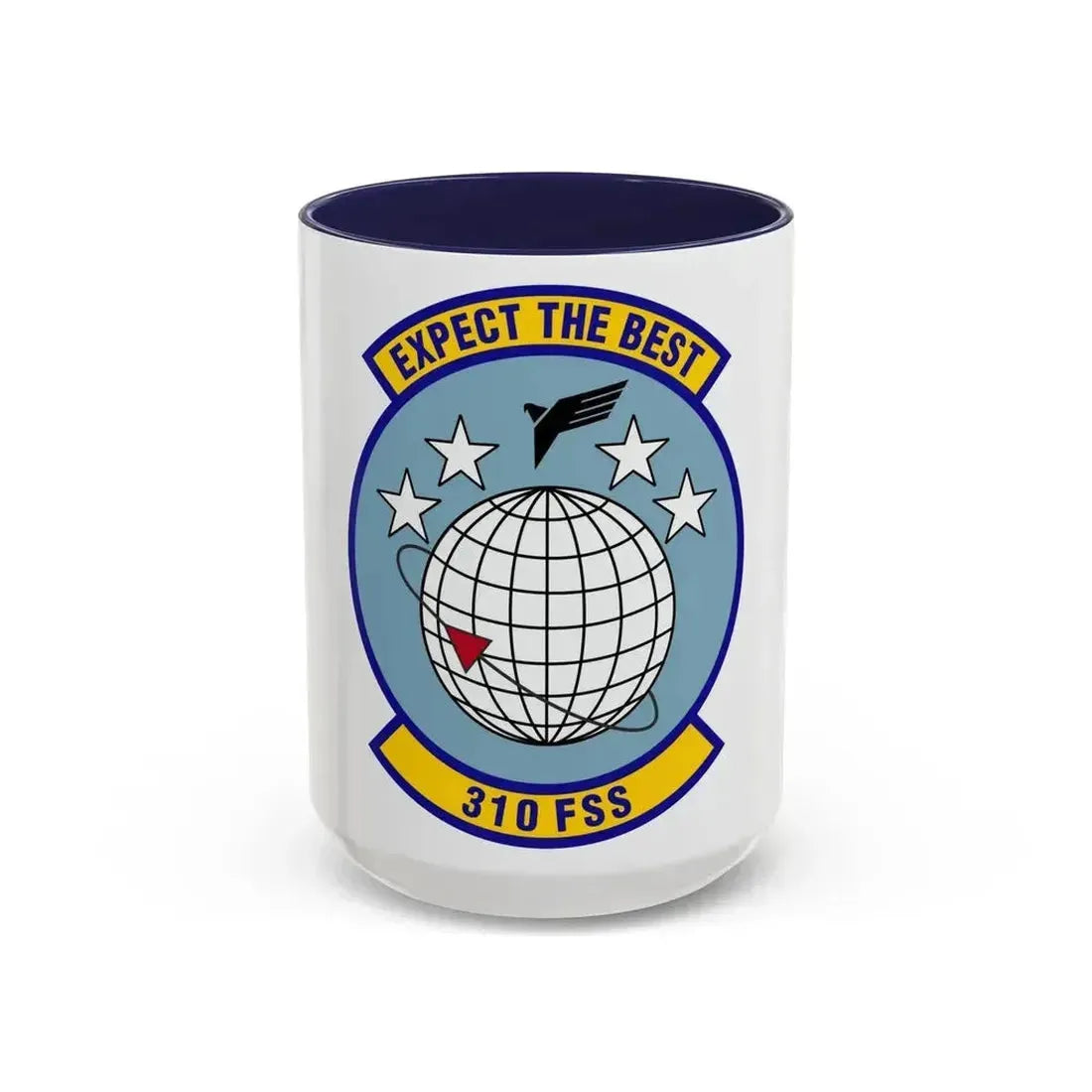 310 Force Support Squadron AFRC (U.S. Air Force) Accent Coffee Mug 15oz Navy - Go Mug Yourself
