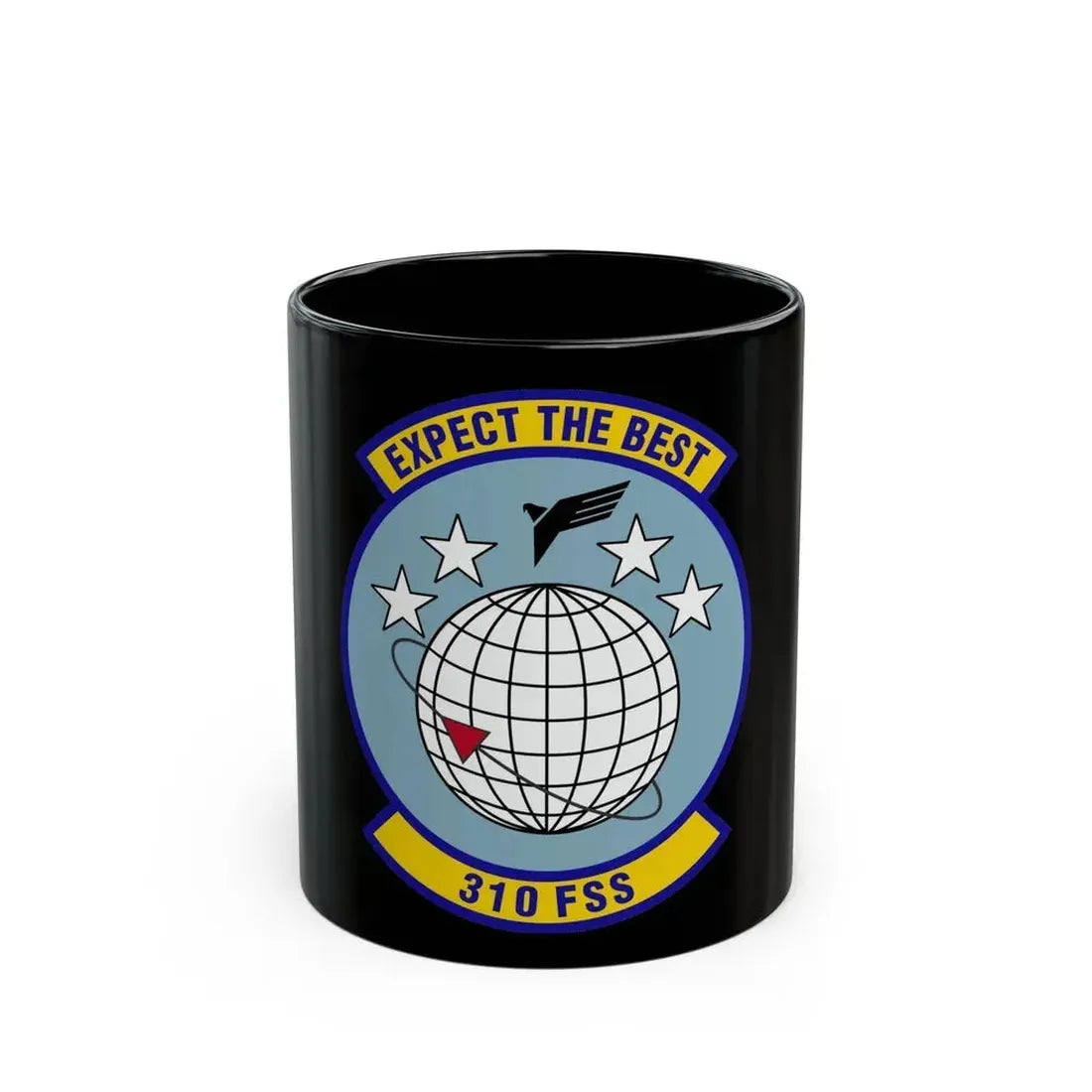 310 Force Support Squadron AFRC (U.S. Air Force) Black Coffee Mug 11oz - Go Mug Yourself