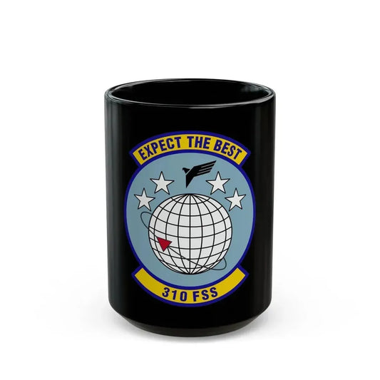 310 Force Support Squadron AFRC (U.S. Air Force) Black Coffee Mug 15oz - Go Mug Yourself