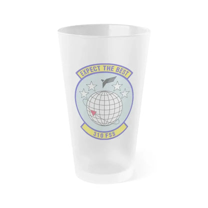 310 Force Support Squadron AFRC (U.S. Air Force) Frosted Pint Glass 16oz Default Title - Go Mug Yourself