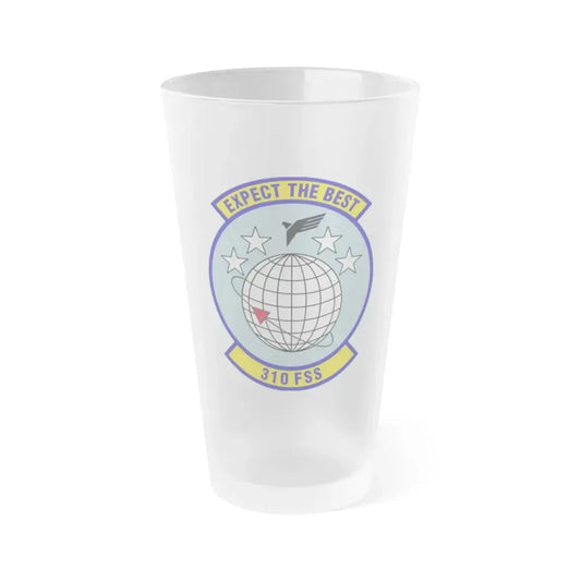 310 Force Support Squadron AFRC (U.S. Air Force) Frosted Pint Glass 16oz Default Title - Go Mug Yourself
