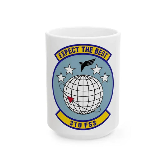 310 Force Support Squadron AFRC (U.S. Air Force) White Coffee Mug 15oz - Go Mug Yourself