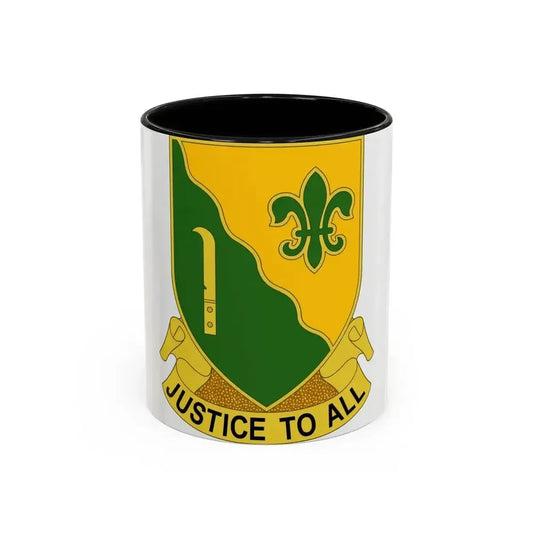 310 Military Police Battalion (U.S. Army) Accent Coffee Mug 11oz Black - Go Mug Yourself