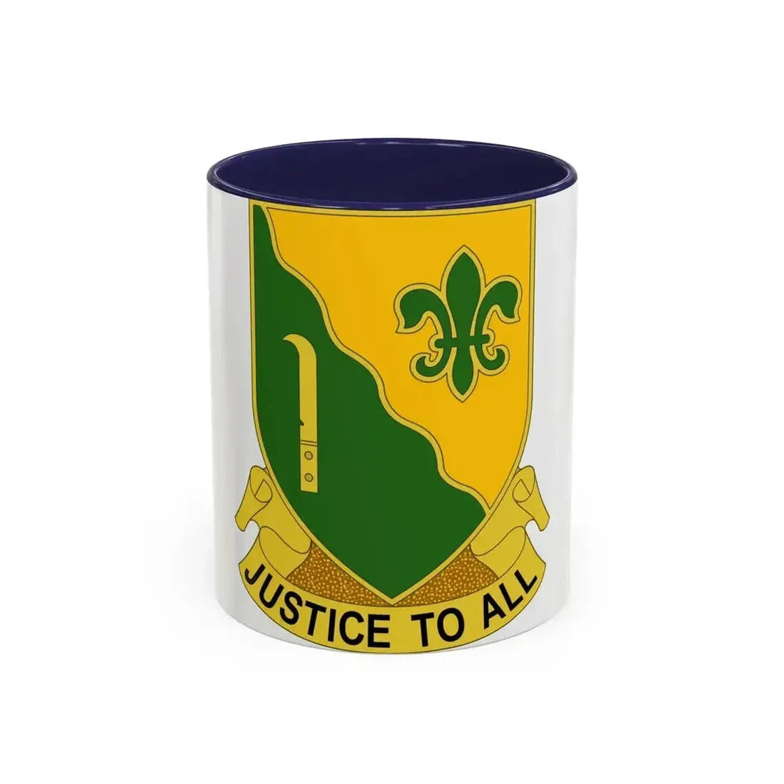 310 Military Police Battalion (U.S. Army) Accent Coffee Mug 11oz Navy - Go Mug Yourself