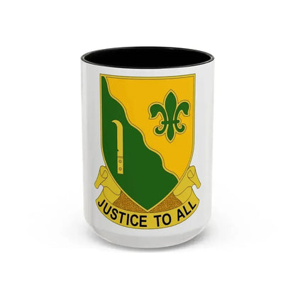 310 Military Police Battalion (U.S. Army) Accent Coffee Mug 15oz Black - Go Mug Yourself