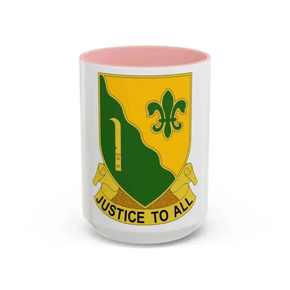 310 Military Police Battalion (U.S. Army) Accent Coffee Mug 15oz Pink - Go Mug Yourself