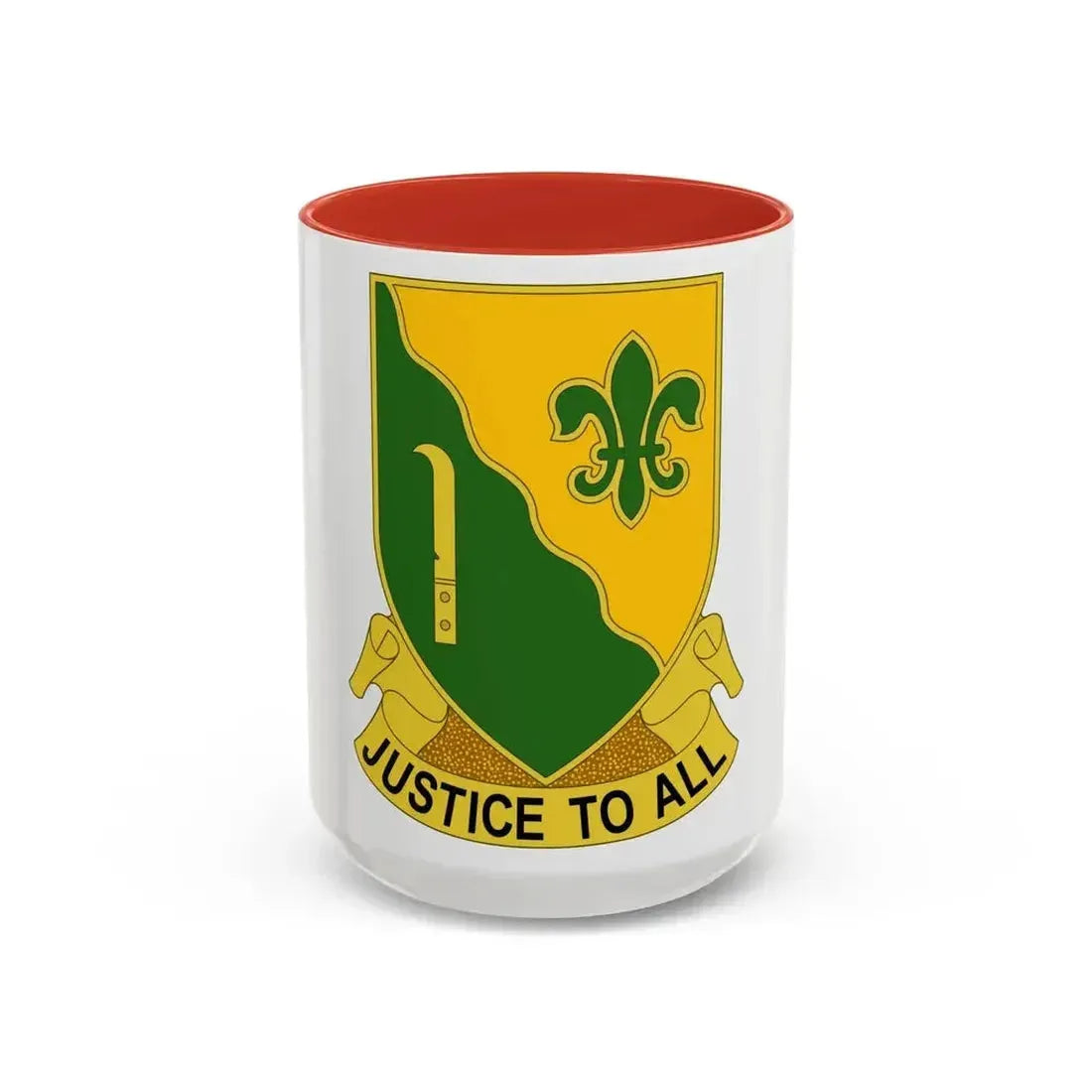 310 Military Police Battalion (U.S. Army) Accent Coffee Mug 15oz Red - Go Mug Yourself