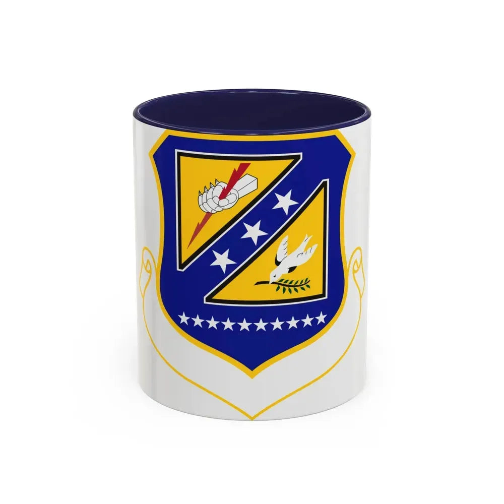 310 Space Wing AFRC (U.S. Air Force) Accent Coffee Mug 11oz Navy - Go Mug Yourself