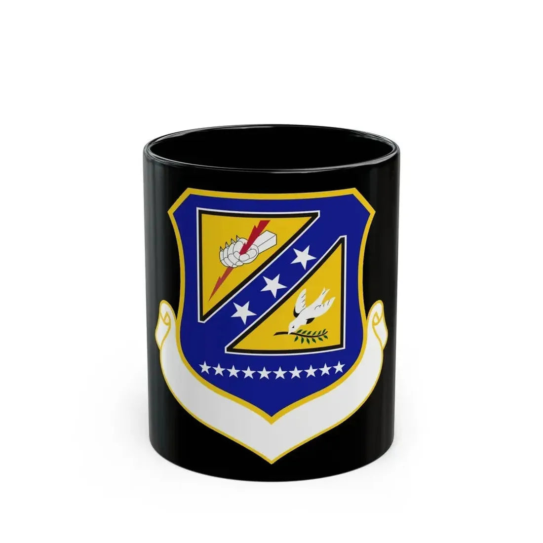 310 Space Wing AFRC (U.S. Air Force) Black Coffee Mug 11oz - Go Mug Yourself