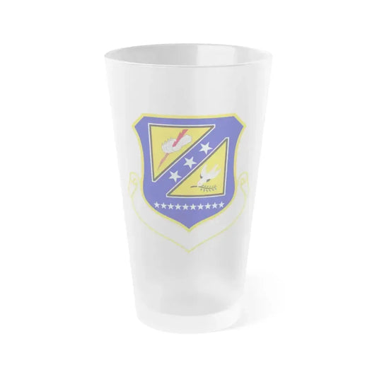 310 Space Wing AFRC (U.S. Air Force) Frosted Pint Glass 16oz 16oz Frosted - Go Mug Yourself