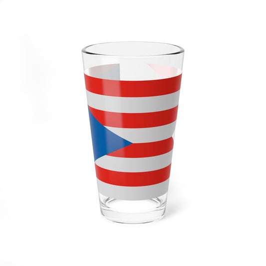 Flag of Porszombat (Hungary) Pint Glass 16oz