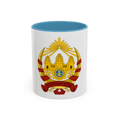 Coat of arms of the Khmer Republic - Accent Coffee Mug