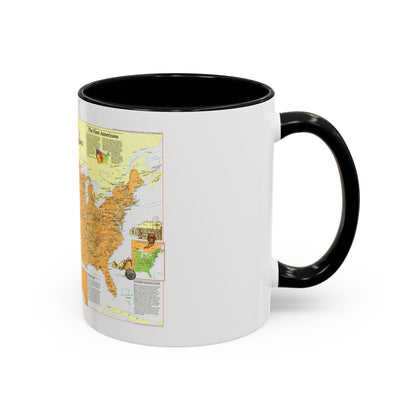 North America - Native American Heritage (1991) (Map) Accent Coffee Mug