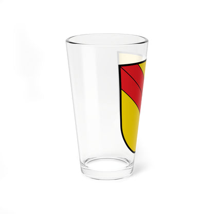 DEU Bad Brückenau COA klein (Germany) (Coat of Arms) Pint Glass 16oz