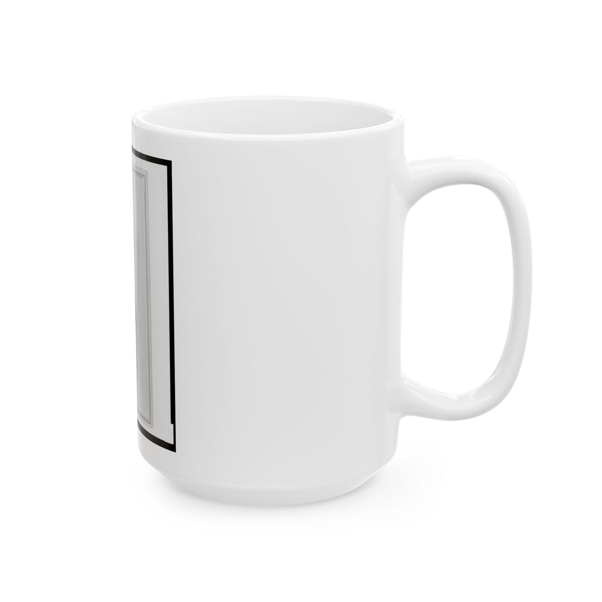 B. F. Sceva, Lt. Col., 10th N.Y. Cavalry Regiment, Head-And-Shoulders Portrait, Facing Right (U.S. Civil War) White Coffee Mug