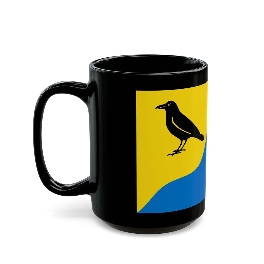 Flag of Tywyn Wales UK - Black Coffee Mug-Go Mug Yourself