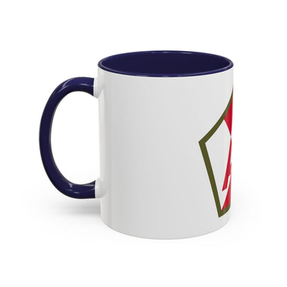 Fifteenth United States (U.S. Army) Accent Coffee Mug