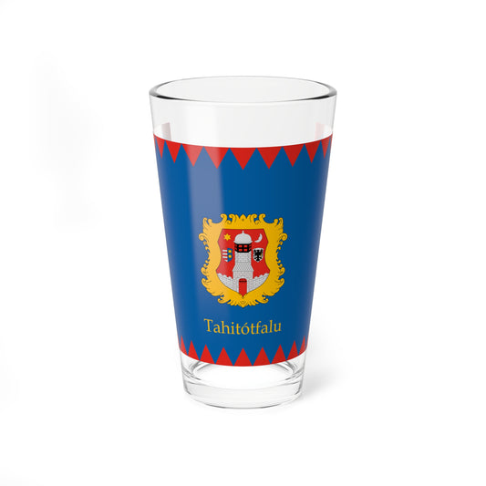 Flag of Tahitotfalu (Hungary) Pint Glass 16oz