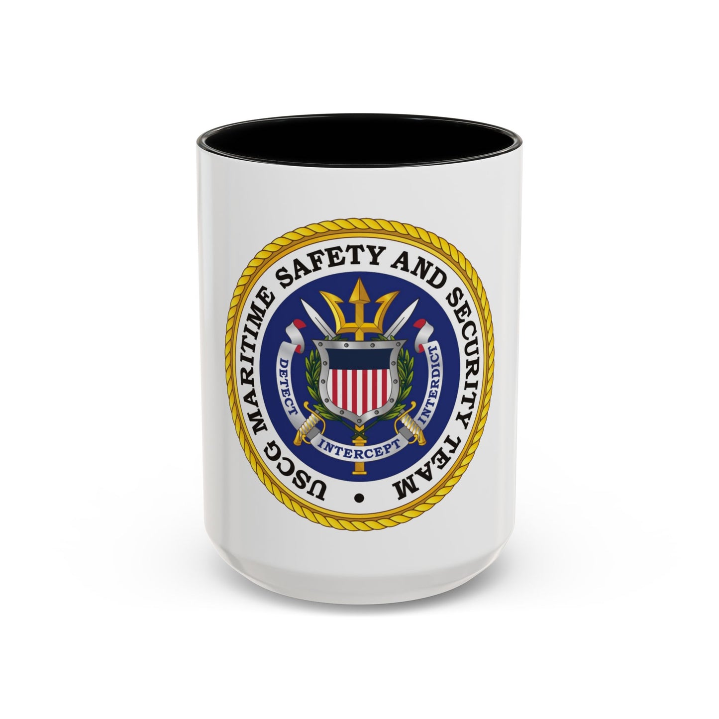 USCG Maritime Safety And Security Team (U.S. Coast Guard) Accent Coffee Mug