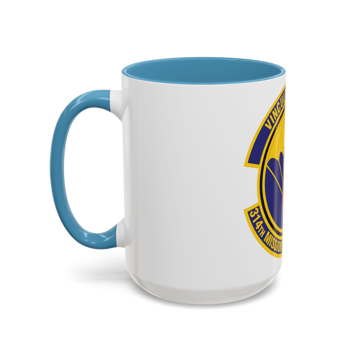 314th Mission Support Squadron (U.S. Air Force) Accent Coffee Mug