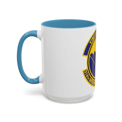 314th Mission Support Squadron (U.S. Air Force) Accent Coffee Mug