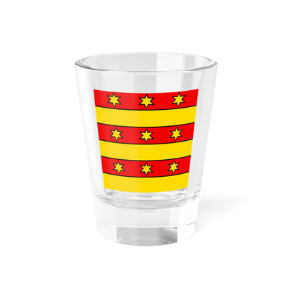CHE Bezirk Rheinfelden Flag (Switzerland) Shot Glass 1.5oz