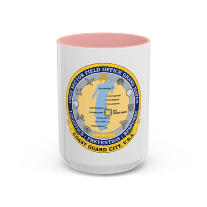 USCG Sector Field Office Grand Haven (U.S. Coast Guard) Accent Coffee Mug