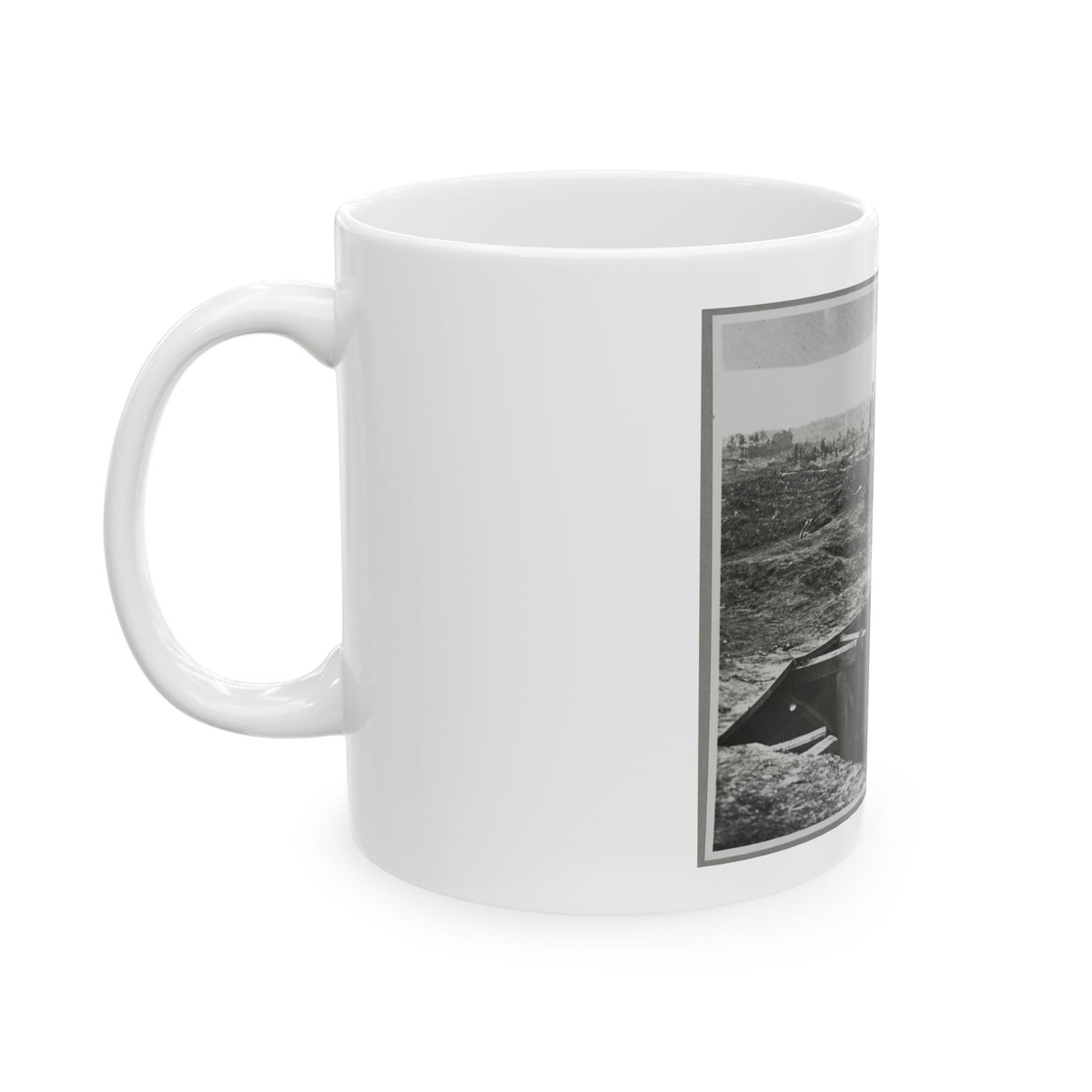 A Bomb-Proof In Front Of Atlanta, Ga. (U.S. Civil War) White Coffee Mug