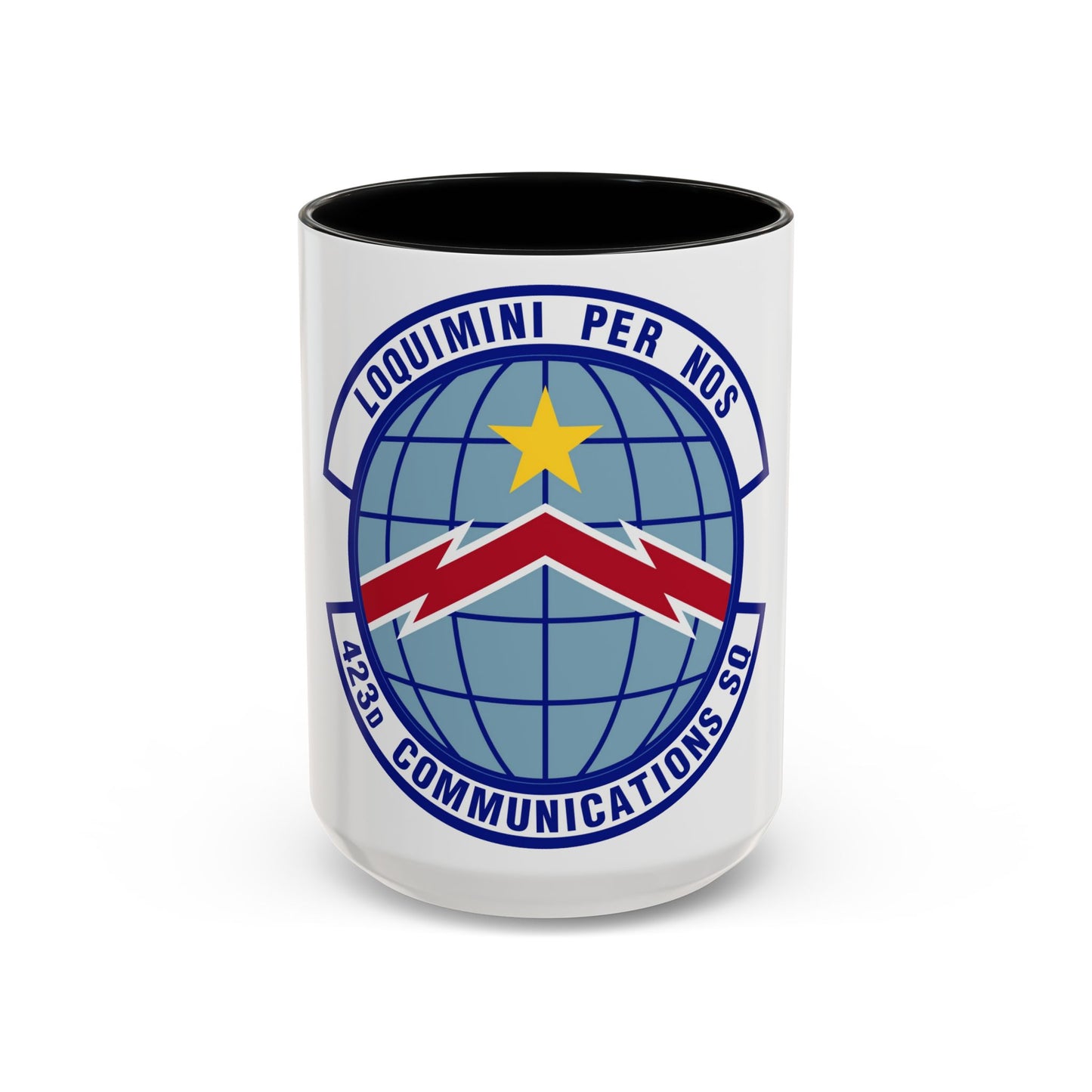 423d Communications Squadron (U.S. Air Force) Accent Coffee Mug