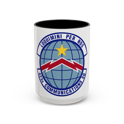 423d Communications Squadron (U.S. Air Force) Accent Coffee Mug