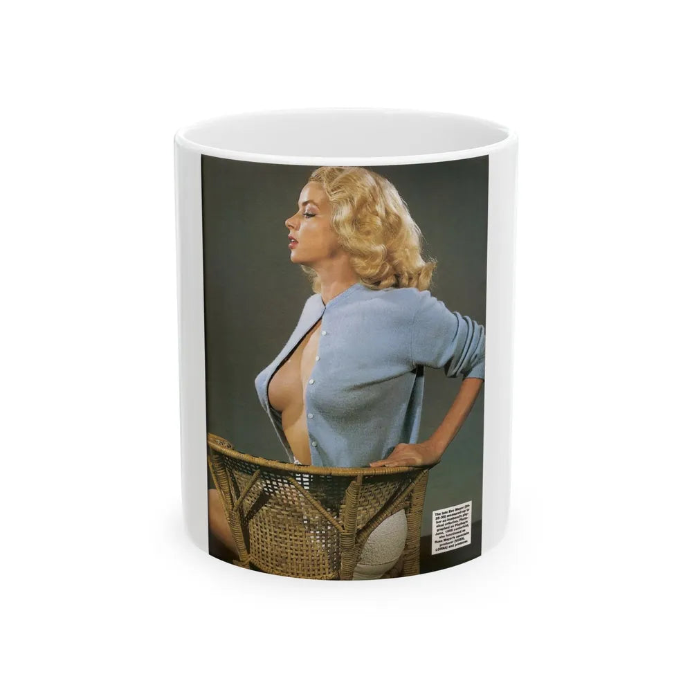 Eve Meyer #50 (Vintage Female Icon) White Coffee Mug-11oz-Go Mug Yourself