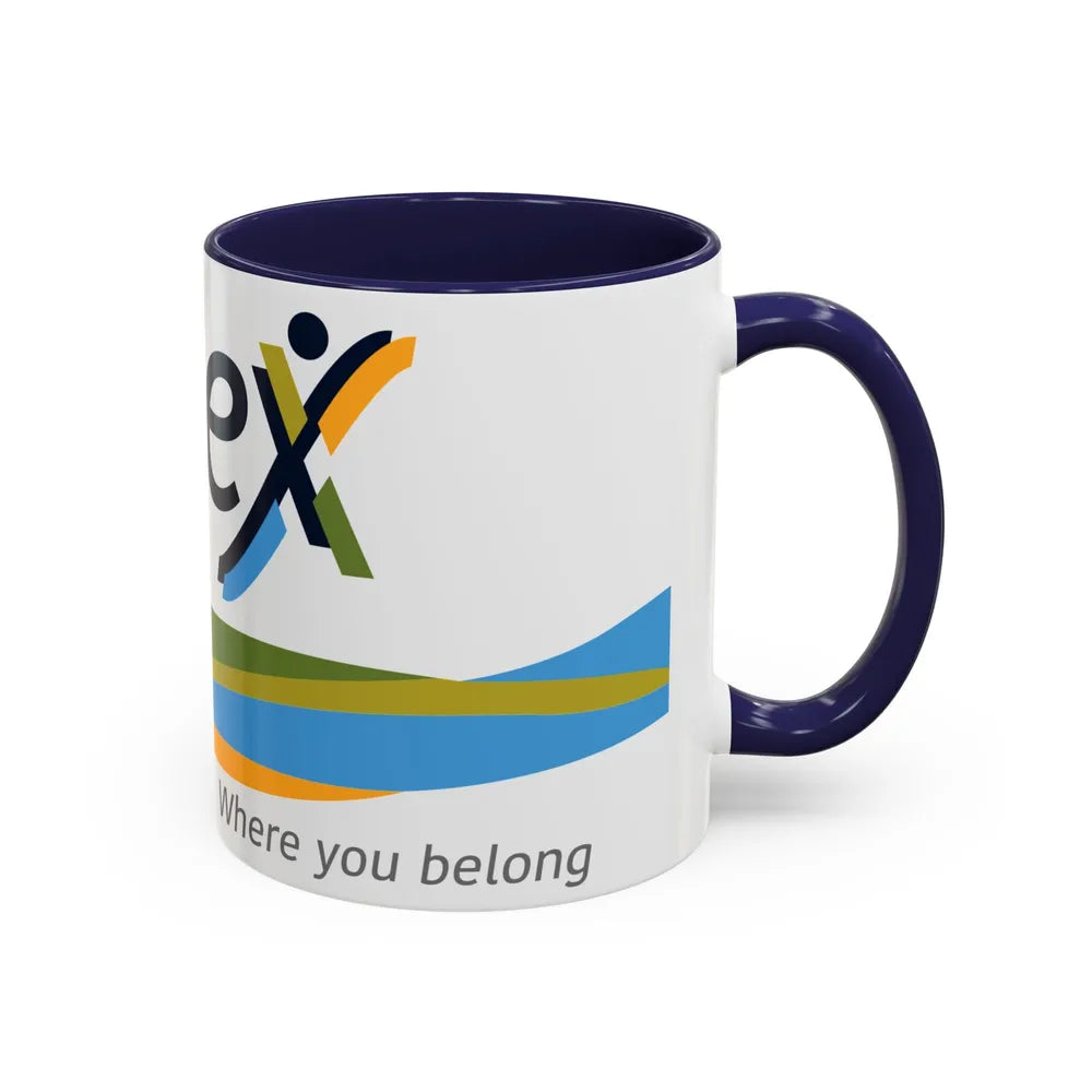 Essex Ontario Flag Canada - Accent Coffee Mug-Go Mug Yourself