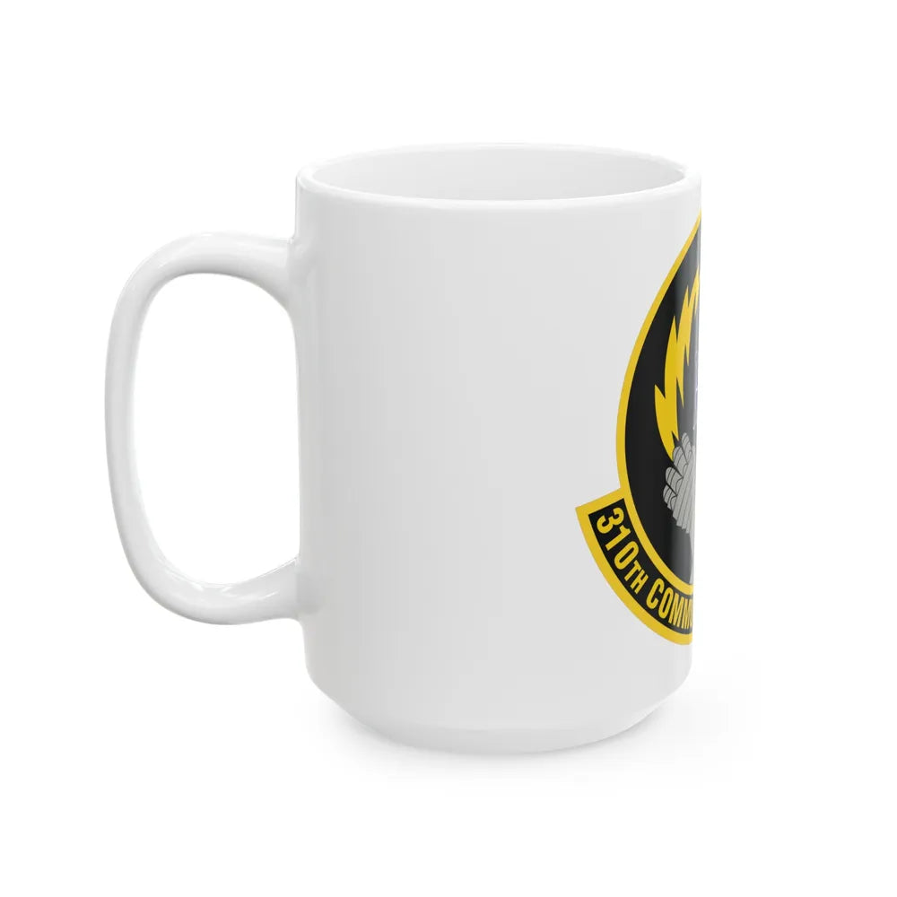 310th Communications Flight (U.S. Air Force) White Coffee Mug-Go Mug Yourself