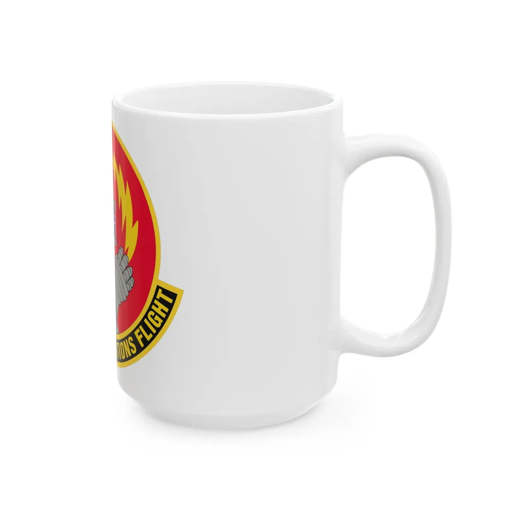 310th Communications Flight (U.S. Air Force) White Coffee Mug-Go Mug Yourself