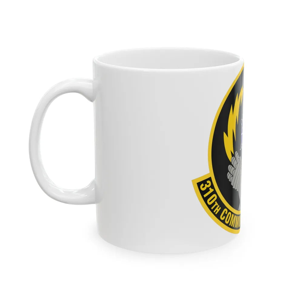 310th Communications Flight (U.S. Air Force) White Coffee Mug-Go Mug Yourself