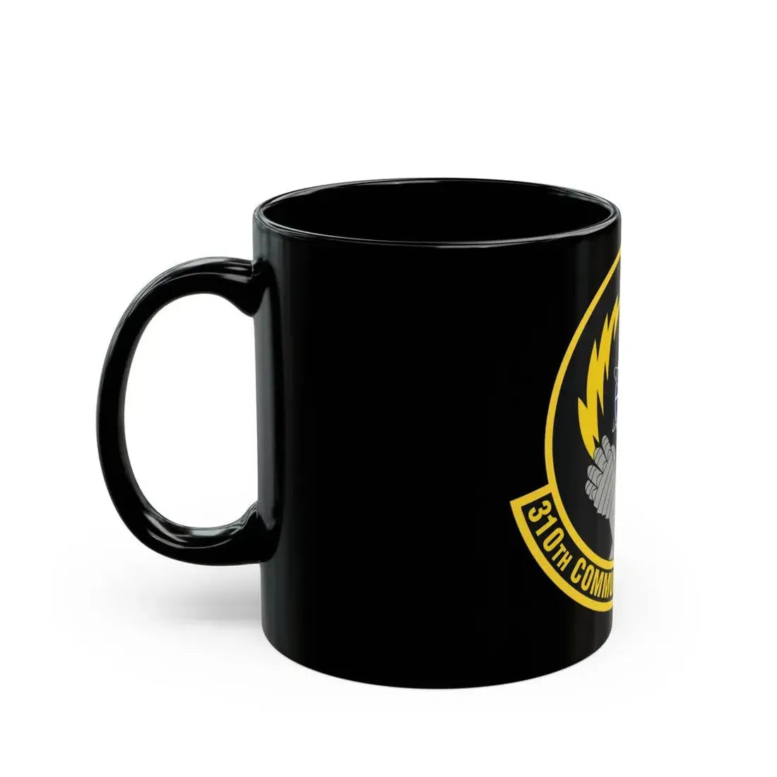 310th Communications Flight (U.S. Air Force) Black Coffee Mug - Go Mug Yourself