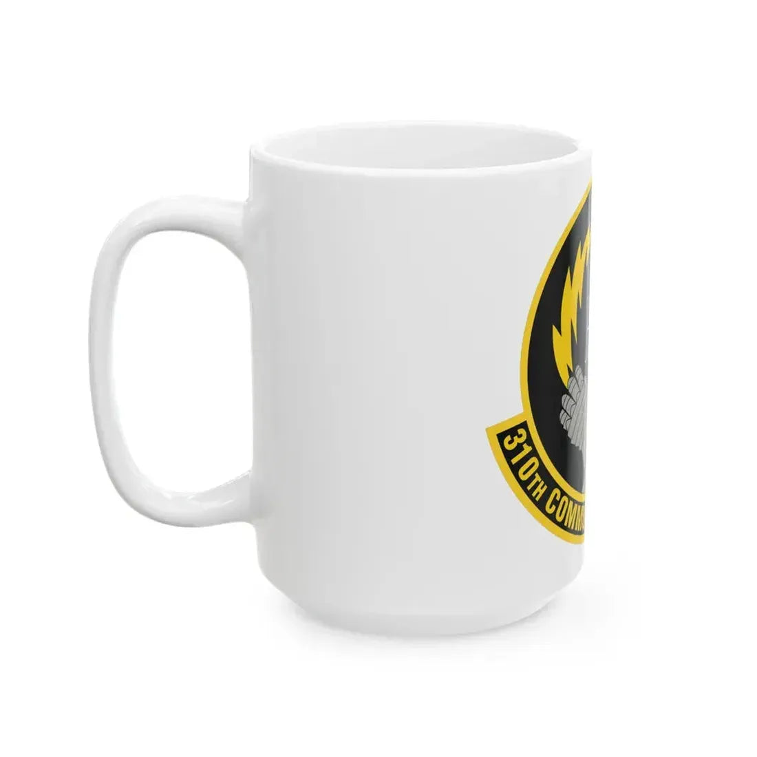 310th Communications Flight (U.S. Air Force) White Coffee Mug - Go Mug Yourself