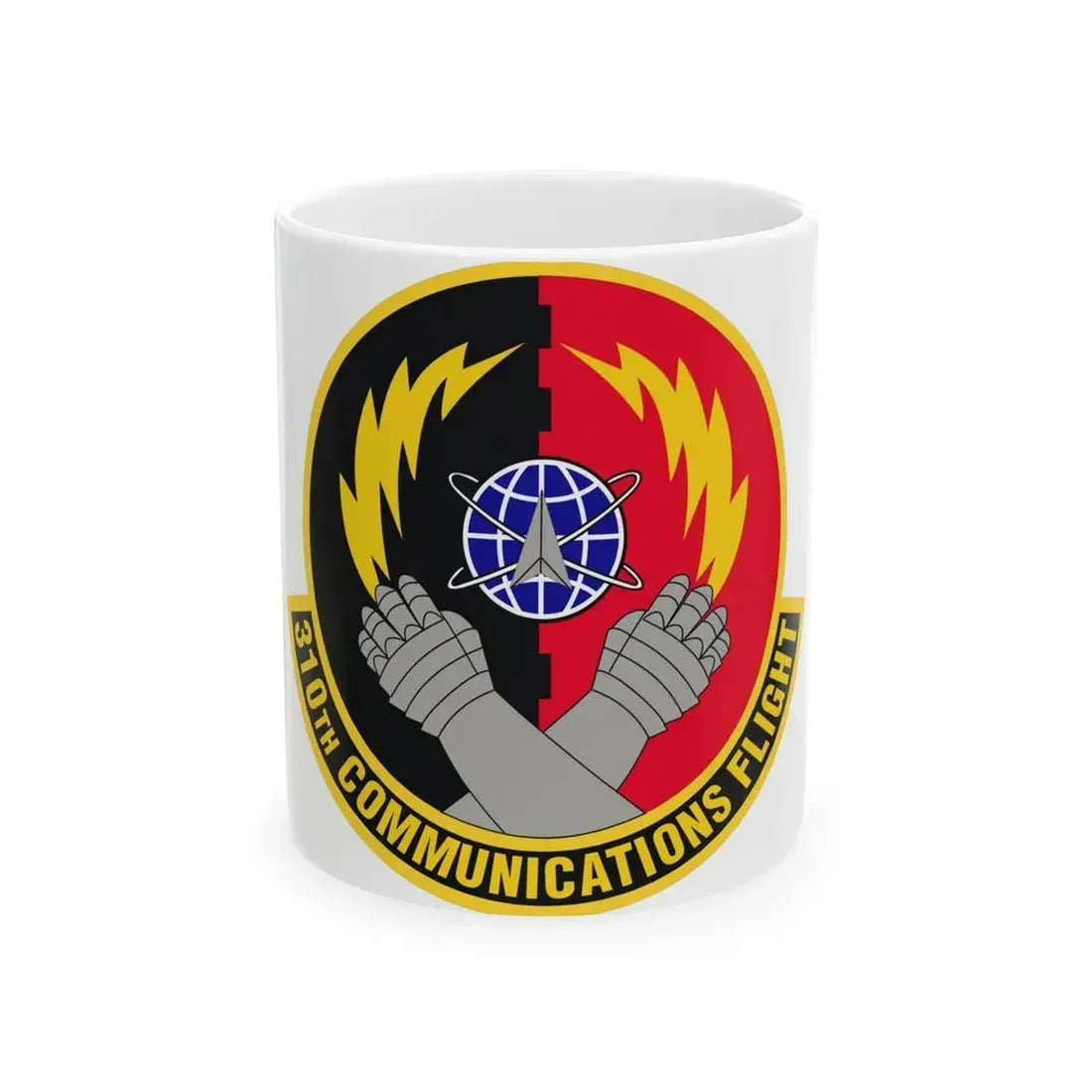 310th Communications Flight (U.S. Air Force) White Coffee Mug - Go Mug Yourself