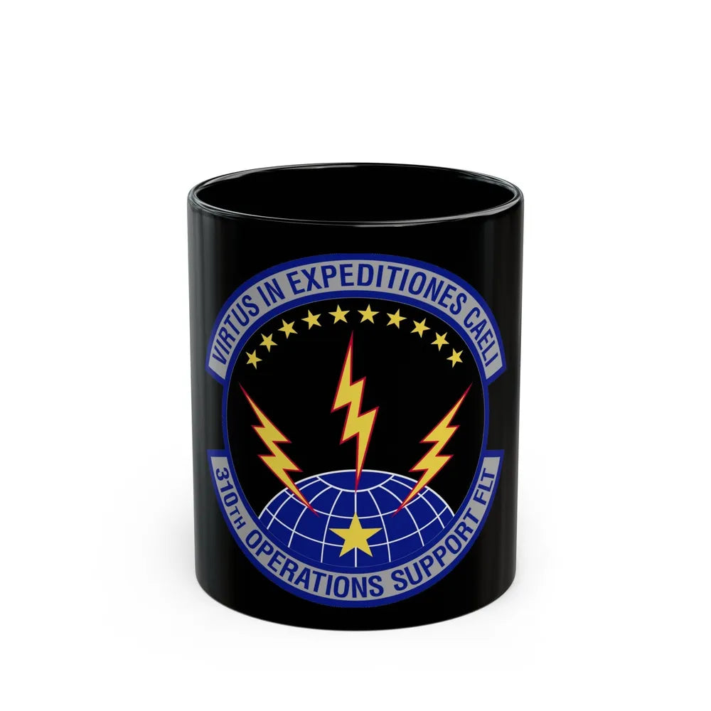 310th Operations Support Flight (U.S. Air Force) Black Coffee Mug-11oz-Go Mug Yourself