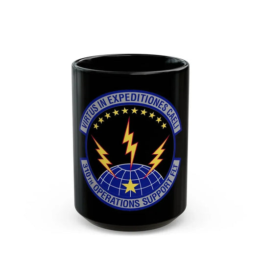 310th Operations Support Flight (U.S. Air Force) Black Coffee Mug 15oz - Go Mug Yourself