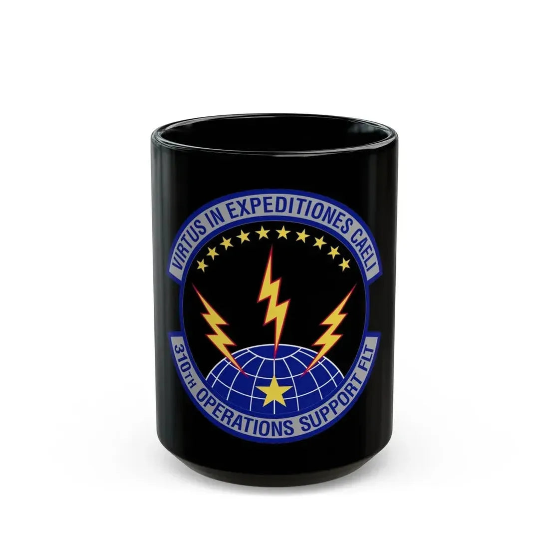 310th Operations Support Flight (U.S. Air Force) Black Coffee Mug 15oz - Go Mug Yourself