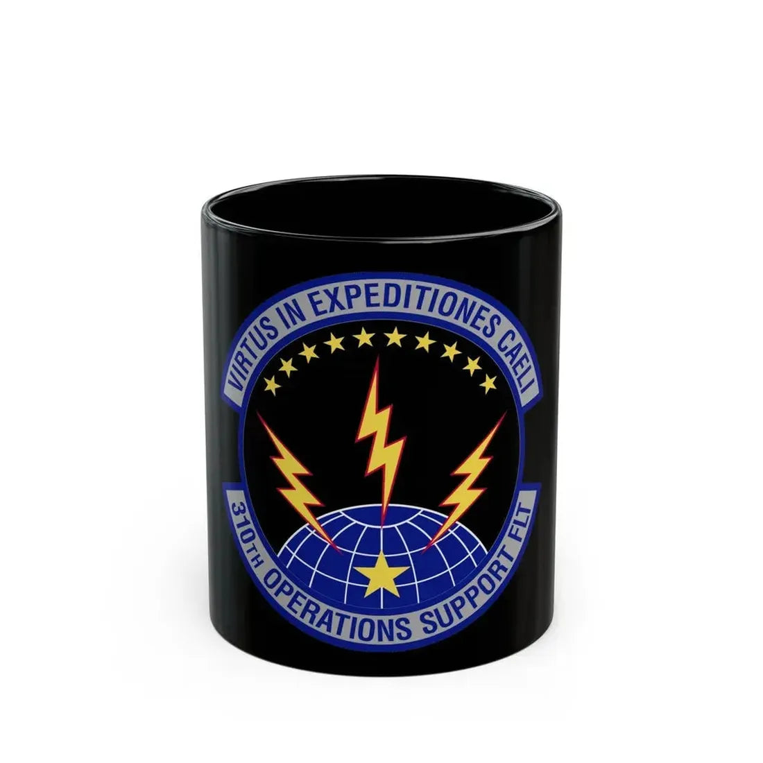 310th Operations Support Flight (U.S. Air Force) Black Coffee Mug - Go Mug Yourself