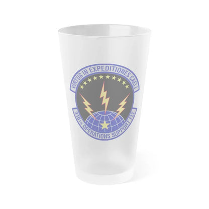 310th Operations Support Flight (U.S. Air Force) Frosted Pint Glass 16oz 16oz Frosted - Go Mug Yourself