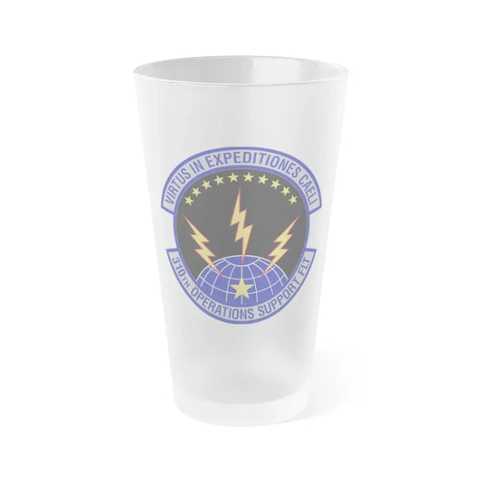 310th Operations Support Flight (U.S. Air Force) Frosted Pint Glass 16oz 16oz Frosted - Go Mug Yourself