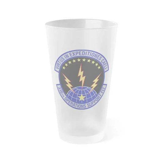 310th Operations Support Flight (U.S. Air Force) Frosted Pint Glass 16oz 16oz Frosted - Go Mug Yourself
